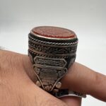 Cross Stripes & Stone Bracelet