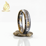 خاتم زواج روديوم فضة 925